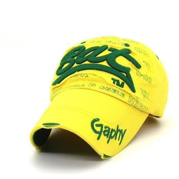 New Summer cotton hat women baseball caps letters adjustable snapbacks hip hop cap men's hats