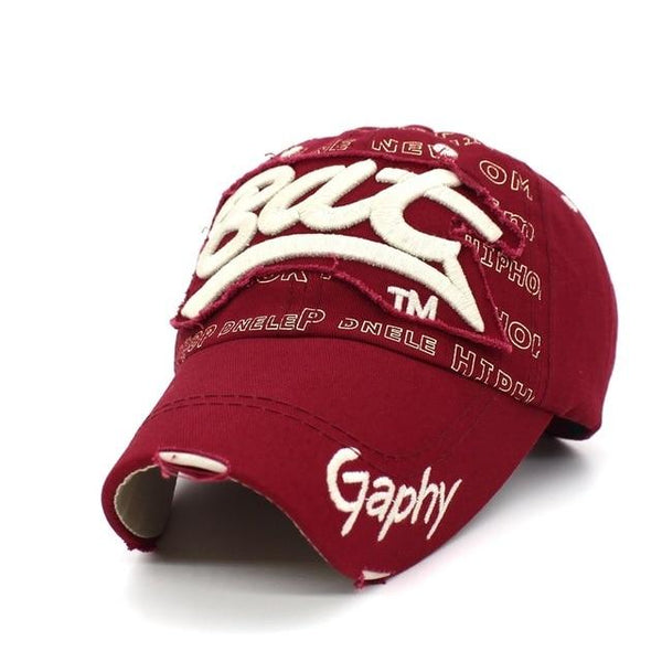 New Summer cotton hat women baseball caps letters adjustable snapbacks hip hop cap men's hats