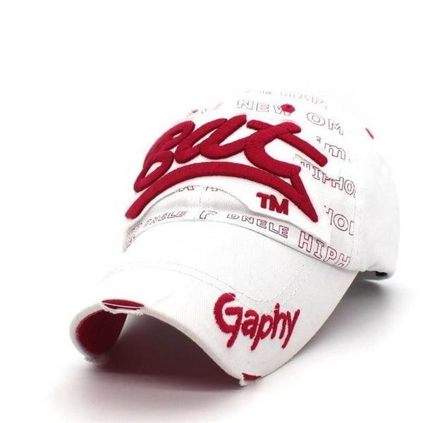 New Summer cotton hat women baseball caps letters adjustable snapbacks hip hop cap men's hats