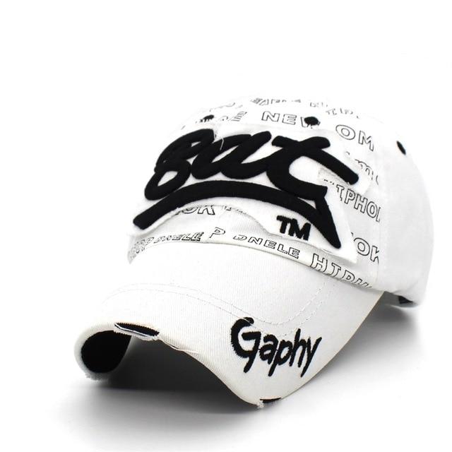 New Summer cotton hat women baseball caps letters adjustable snapbacks hip hop cap men's hats