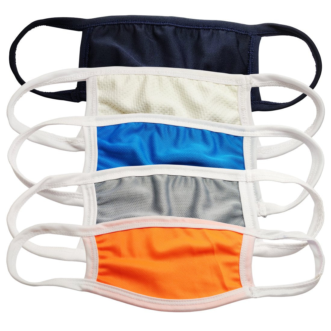 Anti-Pollution Lycra Face Mask For Protection (Pack of Assorted 5 Colours)