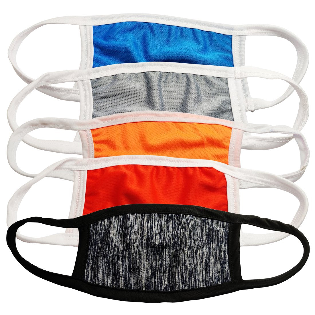 New Anti-Pollution Mouth Nose Lycra Cover Face Mask For Protection (Pack of 5)