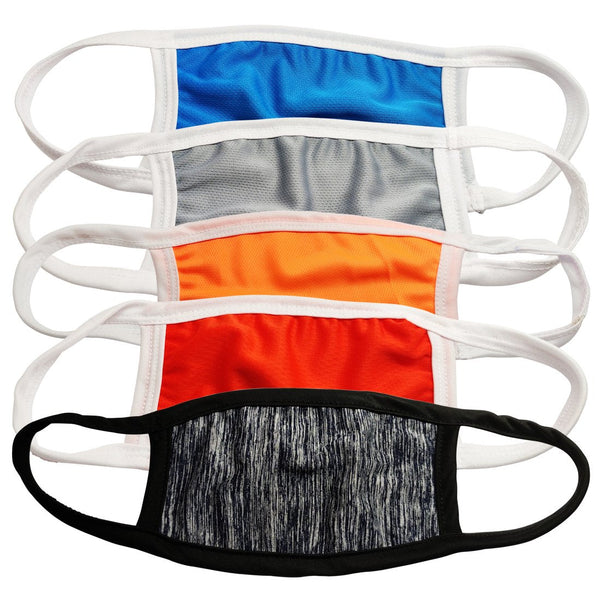 New Anti-Pollution Mouth Nose Lycra Cover Face Mask For Protection (Pack of 5)