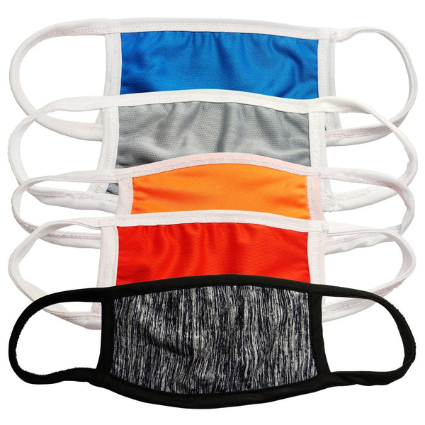 New Anti-Pollution Mouth Nose Lycra Cover Face Mask For Protection (Pack of 5)