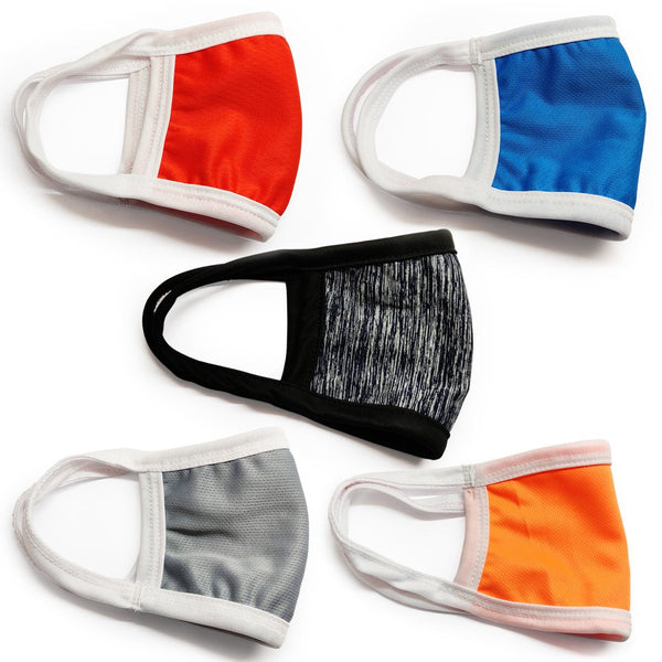 New Anti-Pollution Mouth Nose Lycra Cover Face Mask For Protection (Pack of 5)