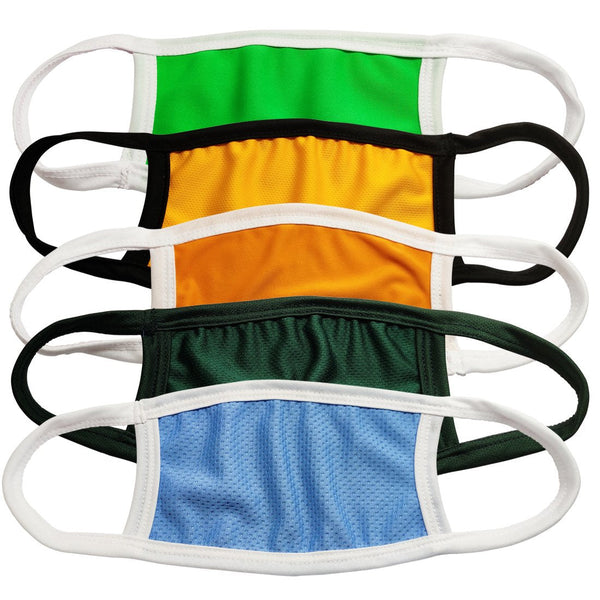 Anti-Pollution Lycra Face Mask For Protection (Pack of Assorted 5 Colours)