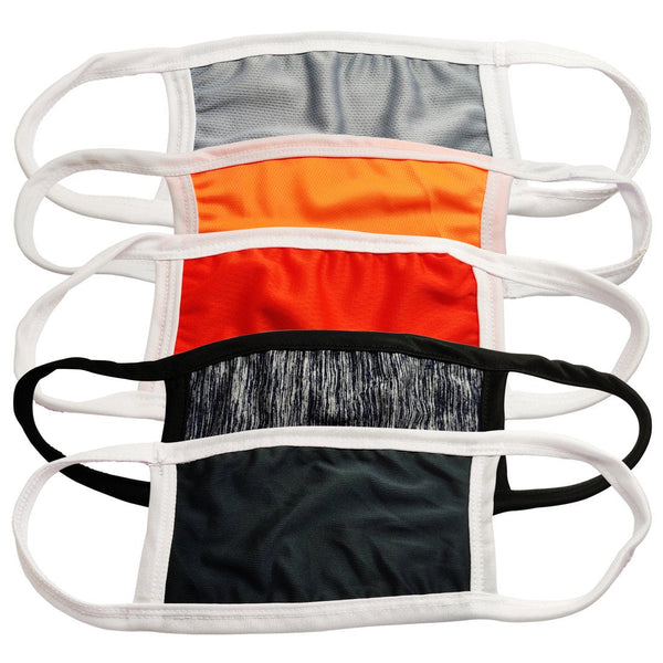 New Anti-Pollution Mouth Nose Lycra Cover Face Mask For Protection (Pack of 5)