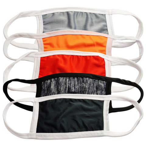 New Anti-Pollution Mouth Nose Lycra Cover Face Mask For Protection (Pack of 5)