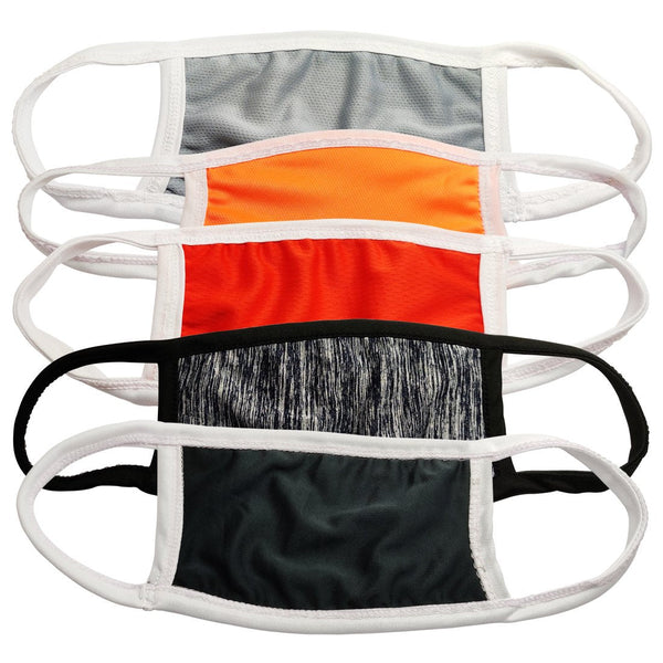 New Anti-Pollution Mouth Nose Lycra Cover Face Mask For Protection (Pack of 5)