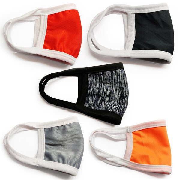 New Anti-Pollution Mouth Nose Lycra Cover Face Mask For Protection (Pack of 5)