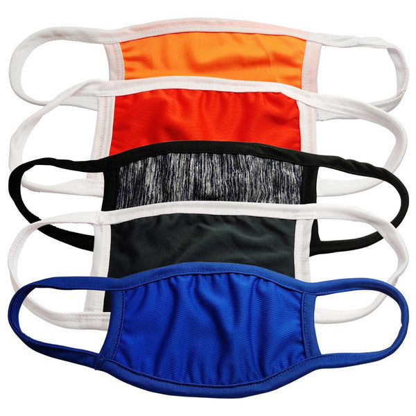 New Anti-Pollution Mouth Nose Lycra Cover Face Mask For Protection (Pack of 5)