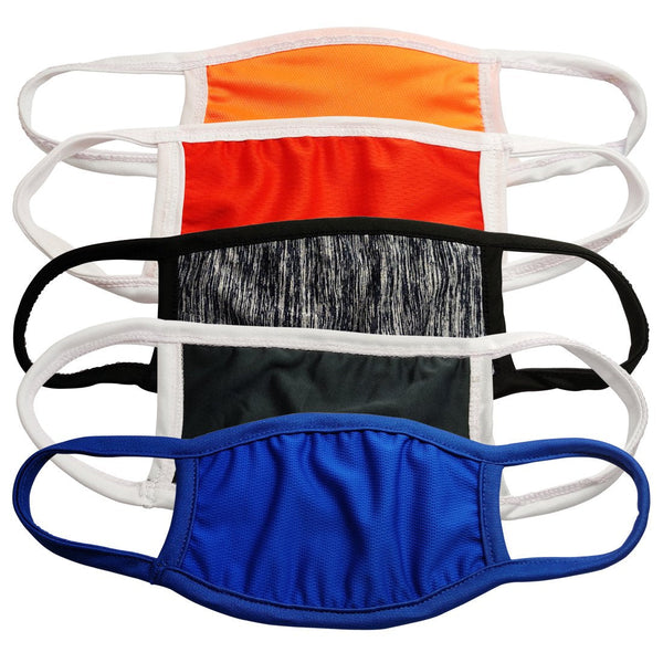 New Anti-Pollution Mouth Nose Lycra Cover Face Mask For Protection (Pack of 5)