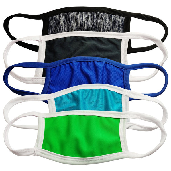 New Anti-Pollution Mouth Nose Lycra Cover Face Mask For Protection (Pack of 5)