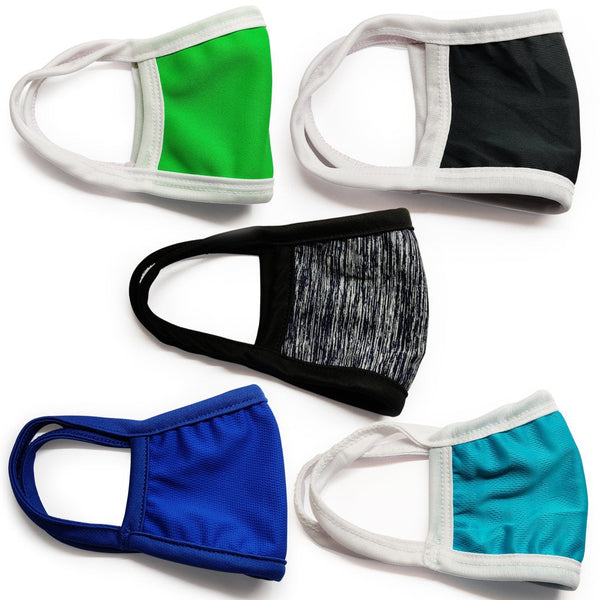 New Anti-Pollution Mouth Nose Lycra Cover Face Mask For Protection (Pack of 5)