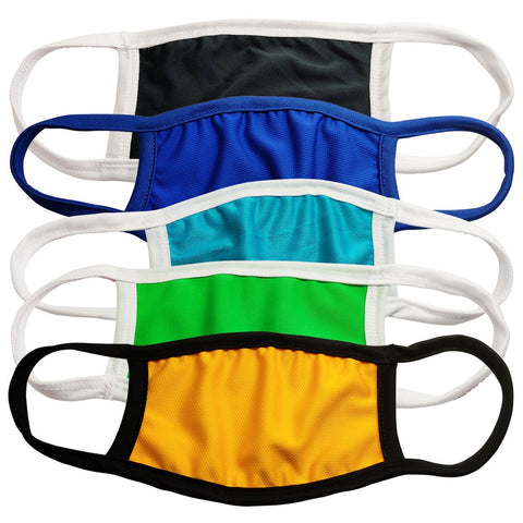 New Anti-Pollution Mouth Nose Lycra Cover Face Mask For Protection (Pack of 5)