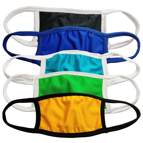 New Anti-Pollution Mouth Nose Lycra Cover Face Mask For Protection (Pack of 5)