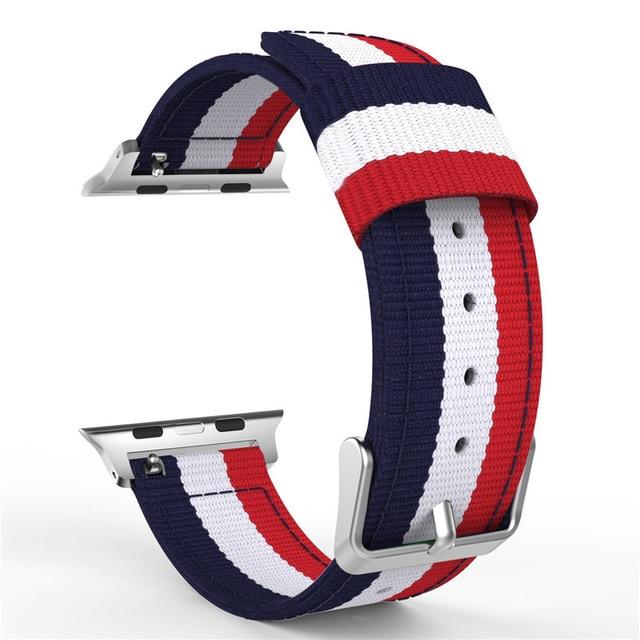 Nylon Watch Strap For Apple Watch Band 42mm 38mm For iWatch Series 1 2 3
