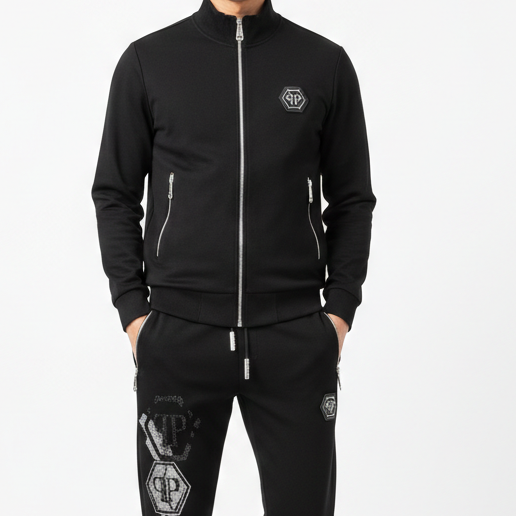 Exclusive Branded  Black Skull Track Suit