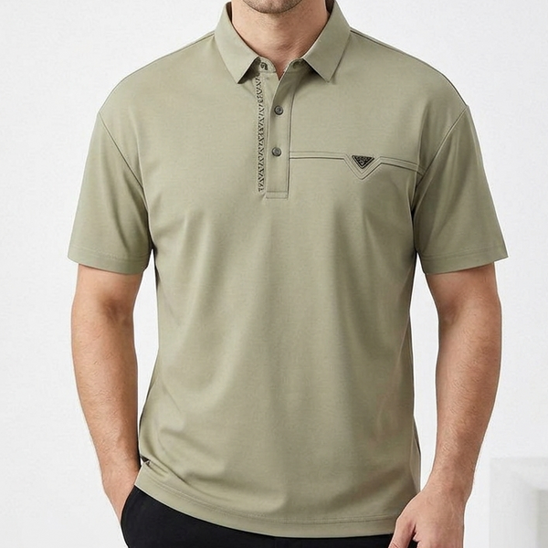 Premium  Polo T-Shirt with Designer Placket Detail