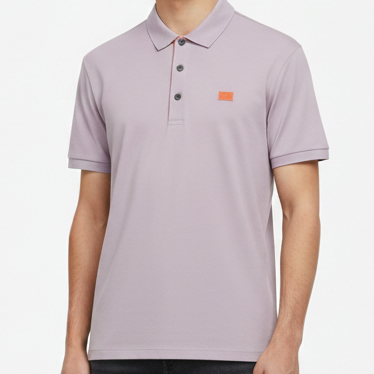 Premium  Polo T-Shirt with Minimal Logo Patch