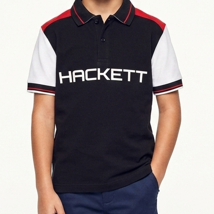 Premium Banded  Style Colorblock Polo T-Shirts  for Kids