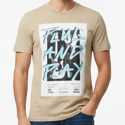 Premium Graphic Print T-Shirt Trendy Street Style Essential