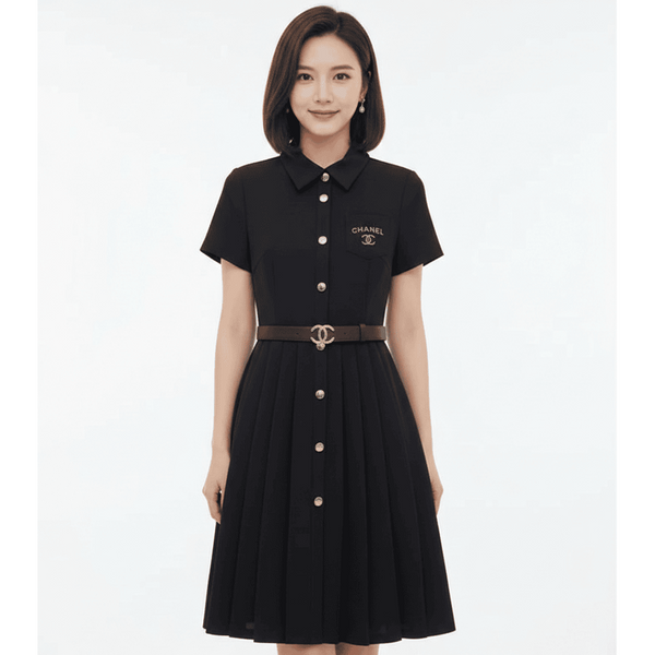 Exclusive & Branded Classic   A-line Collar Dress