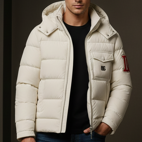 Luxury Hooded Puffer Jacket  Premium Winter Wear