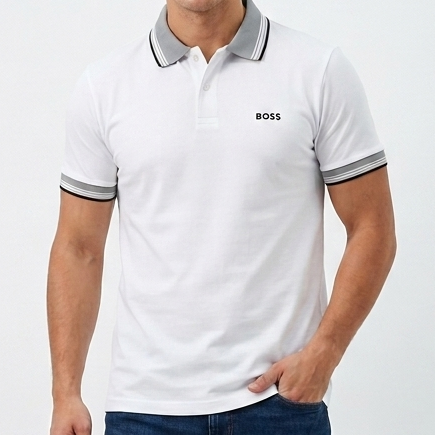 Premium Men’s Polo T-Shirt Regular Fit Casual Collar Tee