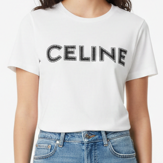 Stylish White Logo T-Shirt for Women  Simple & Trendy