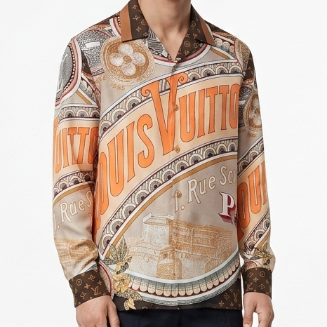 Premium Brand  Inspired Printed Designer Shirt Stylish & Trendy Look