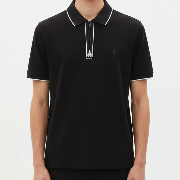 Elegant Designer Polo Shirt  Timeless Luxury Style for Men