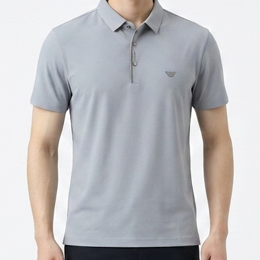 Premium Men's Textured Polo T-Shirt  Soft Breathable Fabric Classic Smart Fit