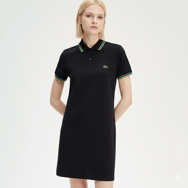 Women's Polo T-Shirt Dress  Timeless Sporty Elegance