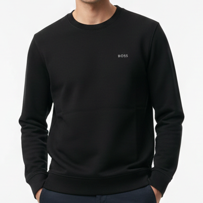 Men’s Classic Black Crew Neck T-shirt