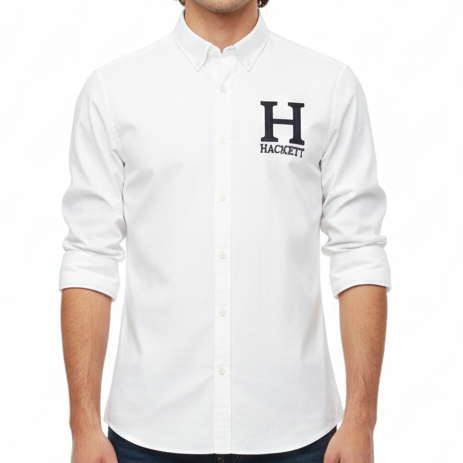 Classic White Button-Down Shirt Premium, Timeless & Elegant