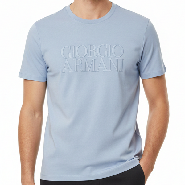 Exclusive Sky Blue Logo T-Shirt Premium Soft Cotton Style