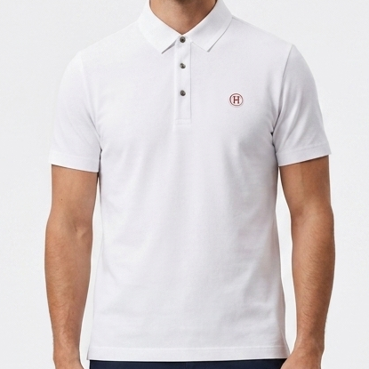Premium White Polo T-Shirt for Men