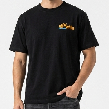 Premium  Graphic Back Print Black Drop Shoulder T-Shirt Streetwear Essential
