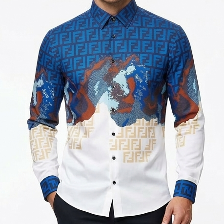 Superb Print Work Shirt For Men