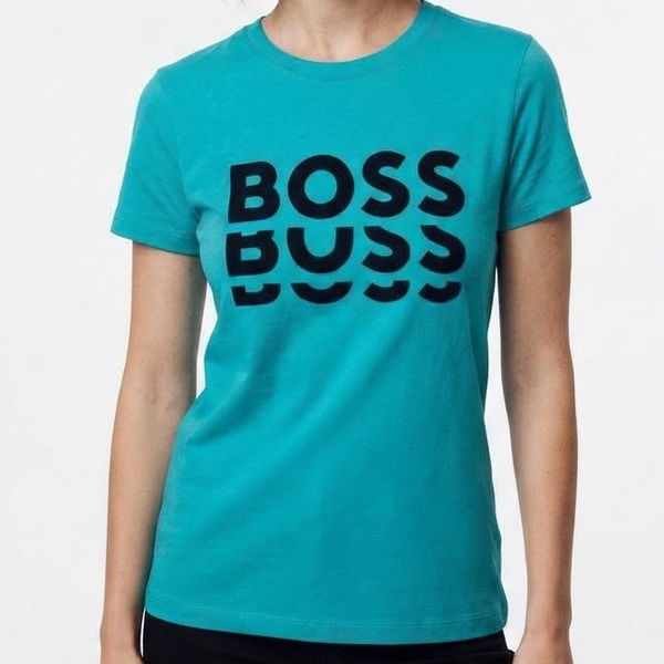 Luxury Logo T-Shirt for Women | Premium Casual Crew Neck Tee