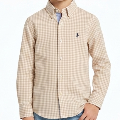 Premium Kids Check Shirt Classic Smart Casual Wear