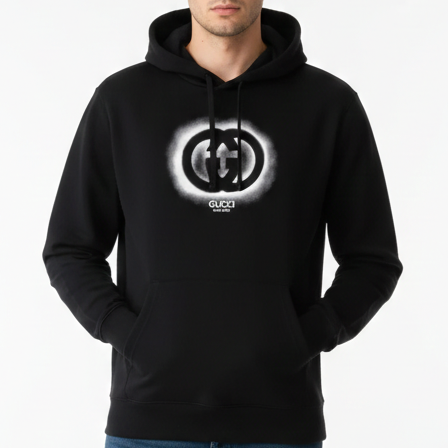 Exclusive Premium Logo-Printed Hoodie