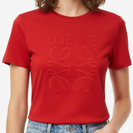 Women’s Elegant Red T-Shirt  Premium Casual Style