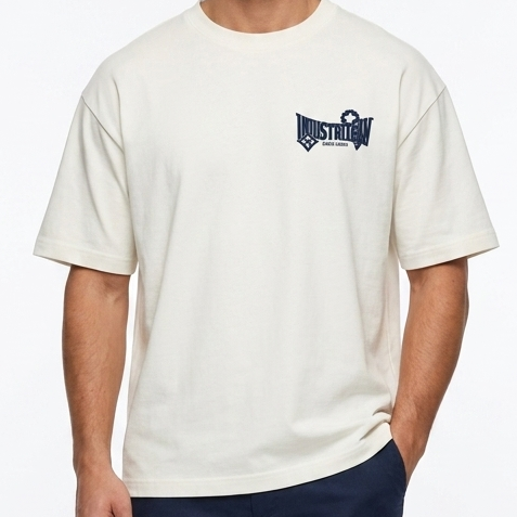 Premium White Oversized Round Neck  T-Shirt for Men