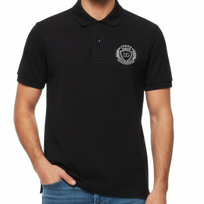 Luxury Polo T-Shirt Timeless Italian Elegance