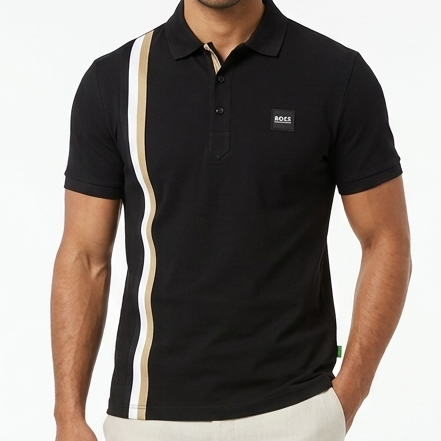 Premium Zip Polo T-Shirt for Men Luxury Casual Regular Fit Collar Tee