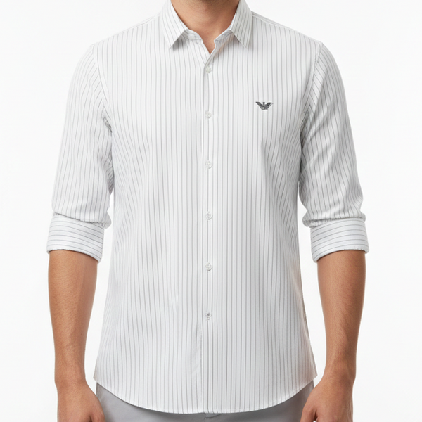Premium Quality Formal Stripe  Full Sleeve Shirt