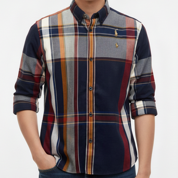 Premium Multicolor Checkered  Casual Shirts  Classic Fit