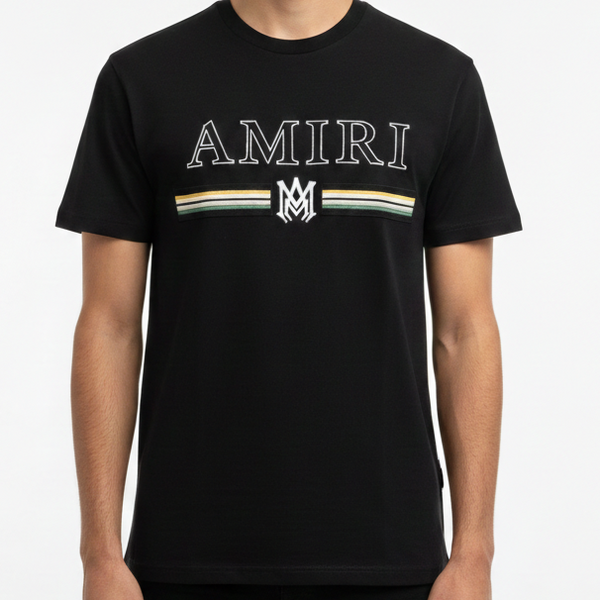 Black Graphic Logo T-Shirt  Modern Streetwear Essential